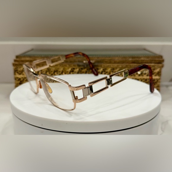 Bella Italia - Vintage Italian Gold/Silver Rx Eyeglass Frames - VGUC - Picture 9 of 14